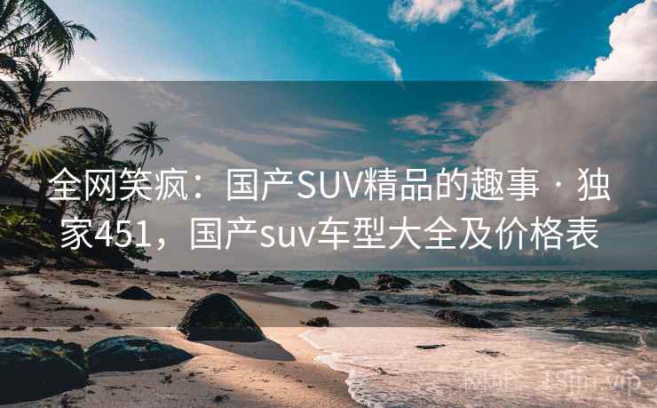 全网笑疯：国产SUV精品的趣事 · 独家451，国产suv车型大全及价格表